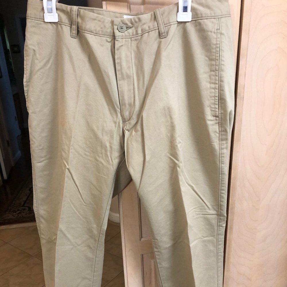 Gap Flat Front Men's Tan Pant 32x32